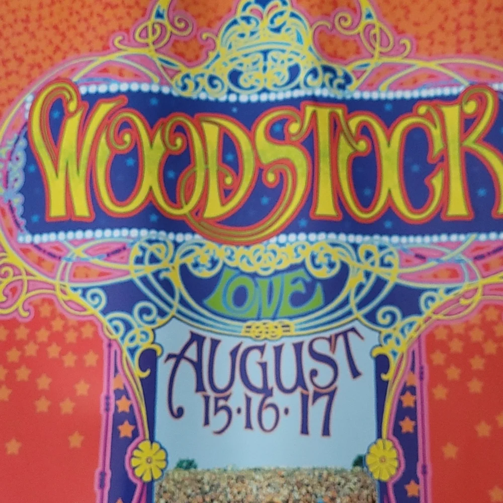 WOODSTOCK, 1969, Poster 24 x 17 1/2, Replica, EUC, not framed. - Picture 4 of 8